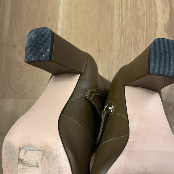 J Crew NIB Square Toe Almond Booties 7.5 - Picture 5 of 6